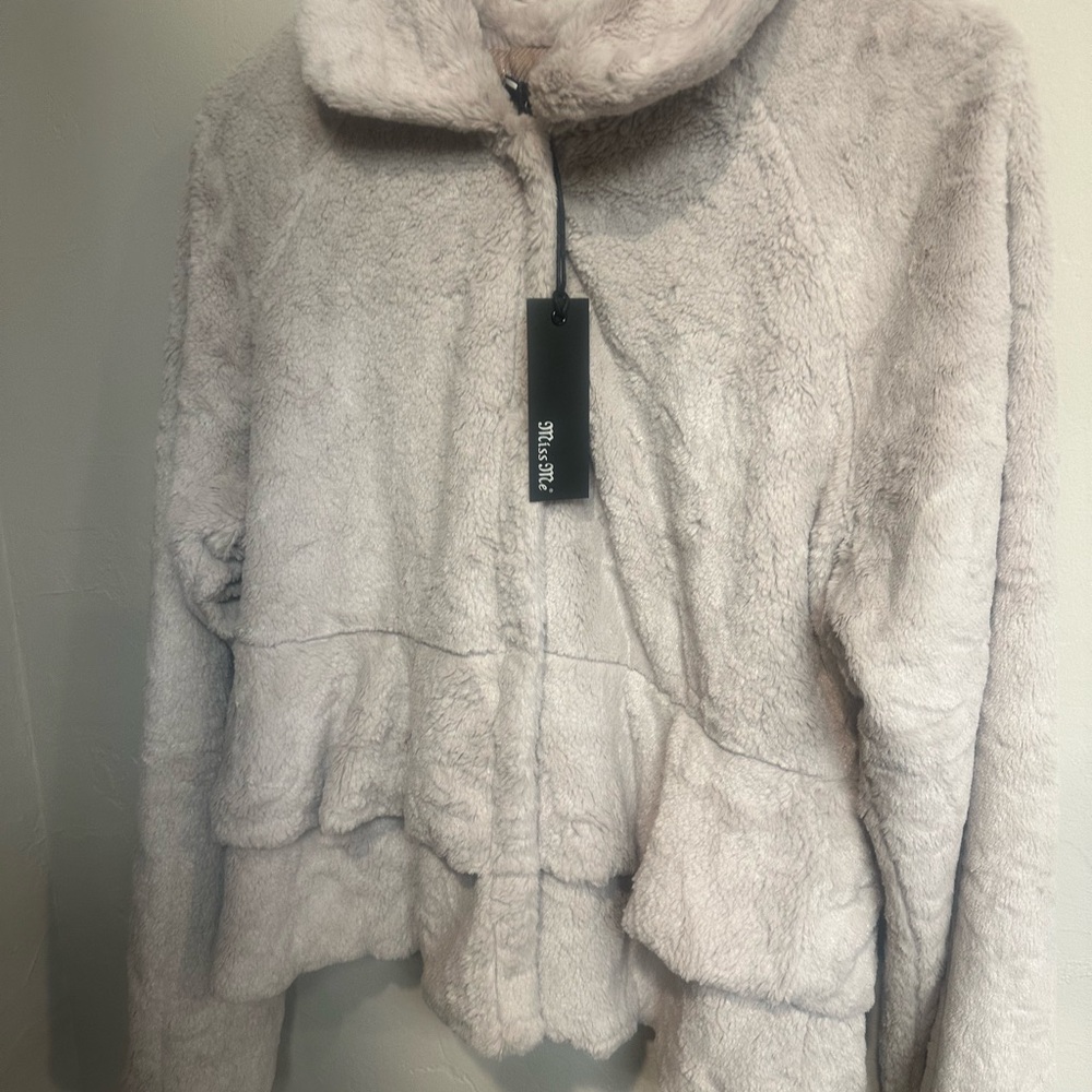 Miss Me Cozy Cream Teddy Jacket